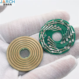 Καλυμμένο χρυσός δαχτυλίδι ολίσθησης τηγανιτών 2 μήκος μολύβδου κυκλωμάτων 5A 250mm για τον ηλιακό ιχνηλάτη